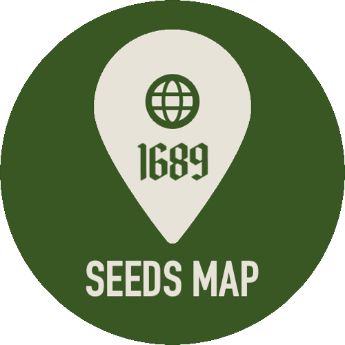 1689 Seeds Worldwide Map